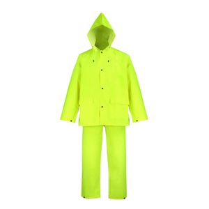 Diamondback 2XL 3-Piece Yellow Polyester Rain Suitimage