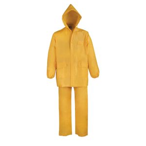 Diamondback Large Yellow 2-Piece PVC Rain Suitimage