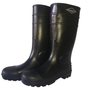 Diamondback Size 15 Matte Black PVC Knee Bootsimage