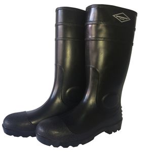 Diamondback Size 16 Black PVC Knee Bootsimage