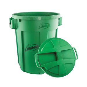 The Libman Company 32 gal. Green Trash Can with Lidimage