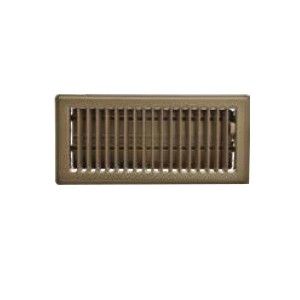 Imperial 4 in. x 10 in. Brown Steel Floor Registerimage