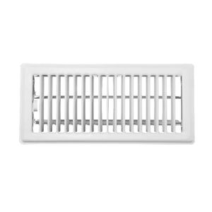 Imperial 4 in. x 10 in. White Floor Registerimage