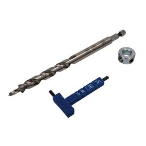Kreg Easy-Set Pocket-Hole Drill Bit with Stop Collar and Gauge/Wrenchimage