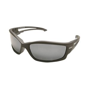 Edge Kazbek Black and Silver Polarized Safety Glassesimage