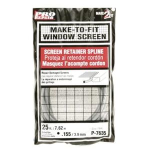 Prime Line Products 5/32 in. x 25 ft. Gray Screen Retainer Splineimage