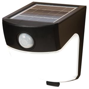 Halo Solar 2-LED Motion Flood Light, Blackimage