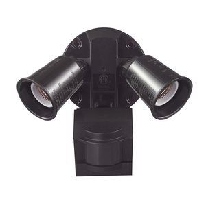 Globe Electric 110-Degree Motion Security Flood Light, Bronzeimage