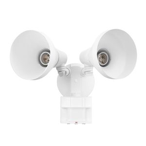 Globe Electric 180-Degree DualBrite White Motion Security Lightimage