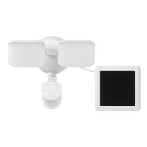 Globe Electric 180 Degree 1100 Lumen Solar-Powered Motion Activated Security Lightimage