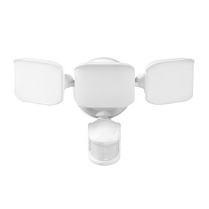 Globe Electric 1,100 Lumen 180-Degree Battery-Operated Motion-Activated LED Security Flood Lightimage