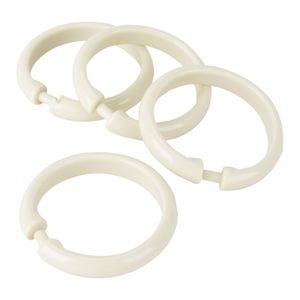 Simple Spaces 12-Piece Beige Shower Curtain Ringsimage