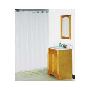 Simple Spaces 70 in. x 72 in. Frosted Hookless Shower Curtainimage