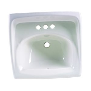 American Standard 20 in. x 18 in. D-Shaped Wall-Mount Bathroom Sinkimage