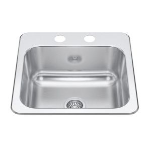 Kindred 15 in. x 15 in. x 6 in. Single Bowl Bar Sinkimage