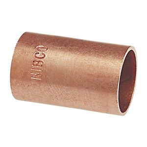 Nibco 1/2 in. Copper Pipe Coupling Without Stopimage