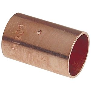 Nibco 1/2 in. Copper Pipe Coupling with Dimple Stopimage