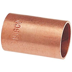 Nibco 3/4 in. Copper Pipe Coupling without Stopimage