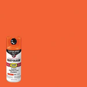 Rust-Oleum 12 oz. Gloss Orange Stops Rust 5-in-1 Protective Enamel Spray Paintimage