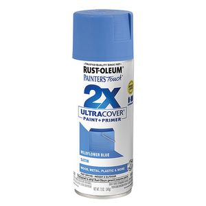 Rust-Oleum Painters Touch 2X Ultra Cover 12 oz. Wildflower Blue Satin Spray Paintimage