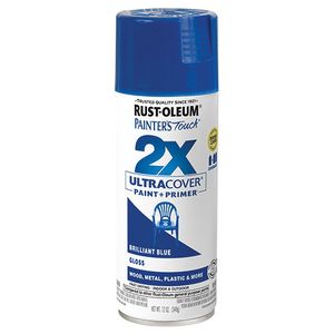 Rust-Oleum 12 oz. Painters Touch 2X Ultra Cover Gloss Brilliant Blue Spray Paintimage