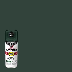 Rust-Oleum 12 oz. Satin Hunter Green 5-in-1 Enamel Spray Paintimage
