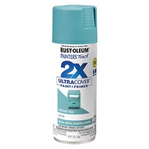 Rust-Oleum 12 oz. Painters Touch 2X Ultra Cover Satin Vintage Teal Spray Paintimage