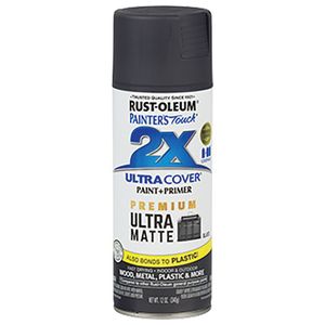 Rust-Oleum Painters Touch 2X Ultra Cover 12 oz. Matte Slate Spray Paintimage