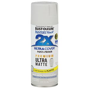 Rust-Oleum 12 oz. Painters Touch 2X Ultra Cover Matte Perfect Gray Spray Paintimage