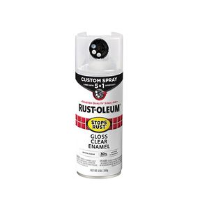 Rust-Oleum 12 oz. Gloss Clear Stops Rust 5-in-1 Protective Enamel Spray Paintimage