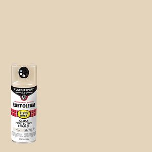Rust-Oleum 5-In-1 Gloss Almond Enamel Spray Paint, 12 oz.image