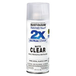 Rust-Oleum Painters Touch 2X Ultra Cover 12 oz. Matte Clear Spray Paintimage