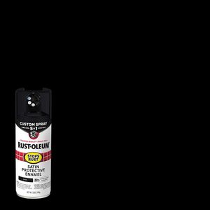 Rust-Oleum 12 oz. Satin Black 5-in-1 Enamel Spray Paintimage
