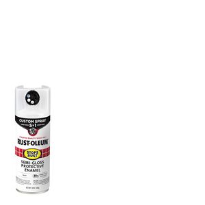 Rust-Oleum 12 oz. 5-In-1 Semi-Gloss White Enamel Spray Paintimage