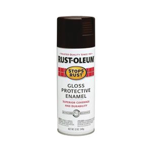 Rust-Oleum 12 oz. Dark Walnut Gloss Rust Preventative Spray Paintimage