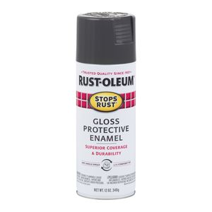 Rust-Oleum 12 oz. Gloss Charcoal Gray Rust Preventative Spray Paintimage