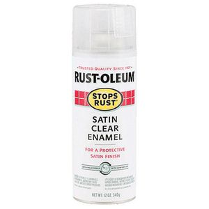 Rust-Oleum 12 oz. Satin Clear Rust Preventative Spray Paintimage