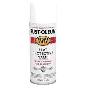 Rust-Oleum 12 oz. Flat White Enamel Spray Paintimage