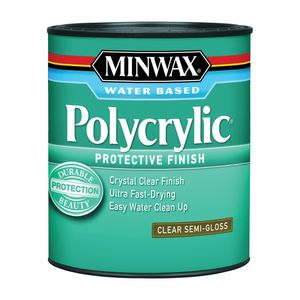 Minwax 1/2 pt. Semi-Gloss Polycrylic Protective Finishimage