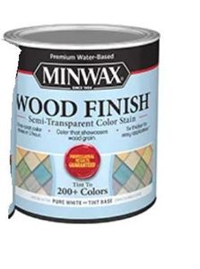 Minwax 32 fl. oz. Pure White Tint Semi-Transparent Wood Stainimage