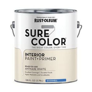 Rust-Oleum 1 gal. Antique White Eggshell Interior Wall Paintimage