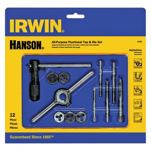 Irwin 12-Piece Carbon Steel Tap and Die Setimage