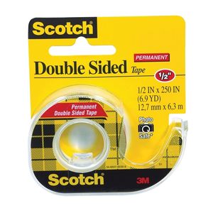 Scotch 1/2 in. x 250 in. Double-Sided Permanent Office Tapeimage