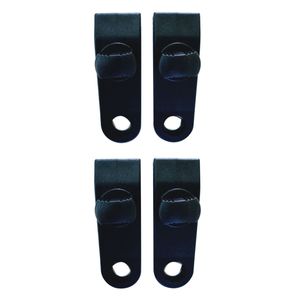 ProSource 3-1/4 in. x 1 in. Black Nylon Reinforced Plastic Tarp Clip, 4-Pieceimage