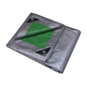 ProSource 20 ft. x 30 ft. Heavy Duty Green and Silver Tarpimage