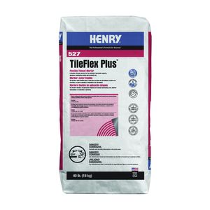 Henry 40 lb. 527 TileFlex Plus Gray Thin-Set Mortarimage