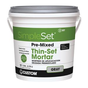 Custom Building Products 1 gal. Gray Premix Thin-Set Mortarimage