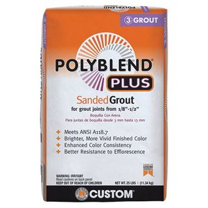 Custom Building Products Polyblend Plus 25 lb. Arctic White Sanded Groutimage
