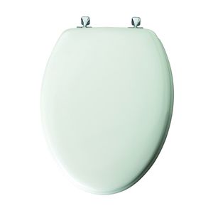 Mayfair Elongated Molded Wood Toilet Seat, Whiteimage
