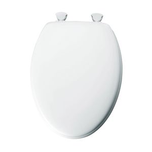Bemis White Elongated Molded Wood Toilet Seatimage